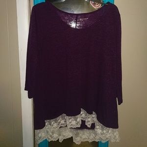 Royal Purple Arizona Sweater